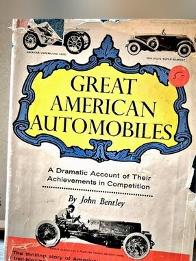 Great American Automobiles & Antique Automobiles Books Set Of 2.